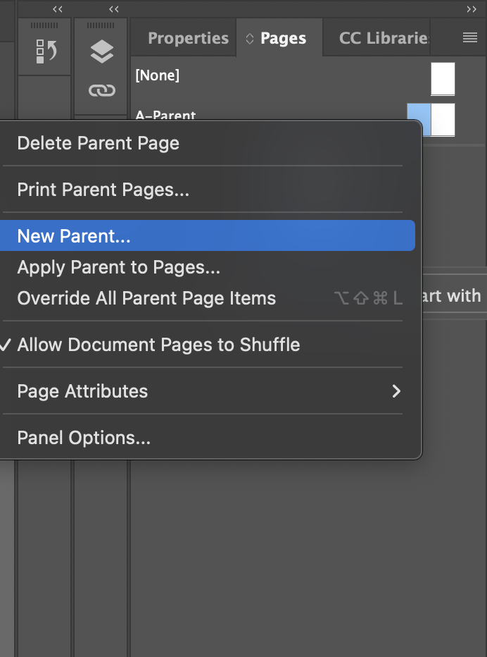 Indesign Master Sayfa Ekleme